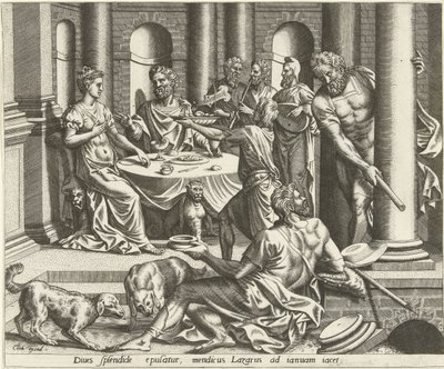 The Rich Man and the Poor Lazarus by Hieronymus Cock